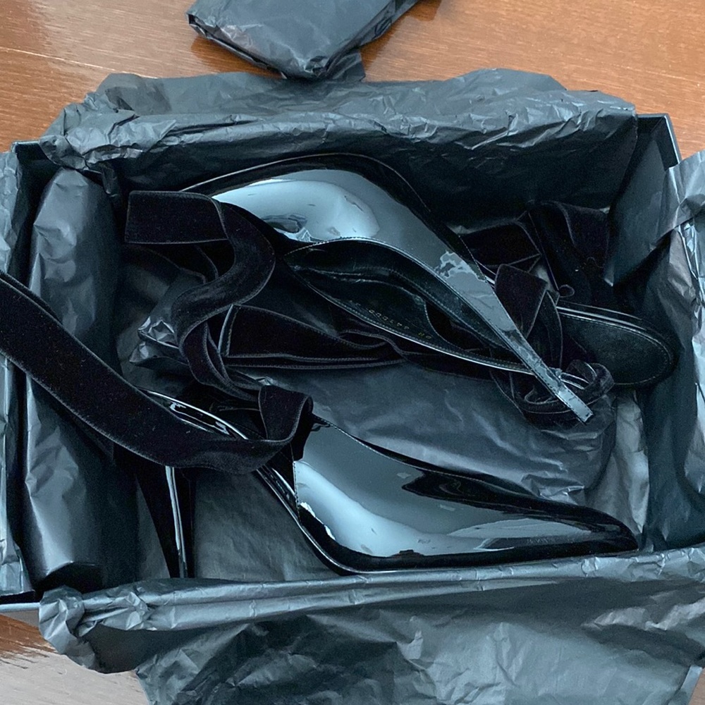 Saint Laurent tie up shoes